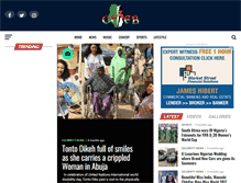 Tablet Screenshot of naijaceleb.com